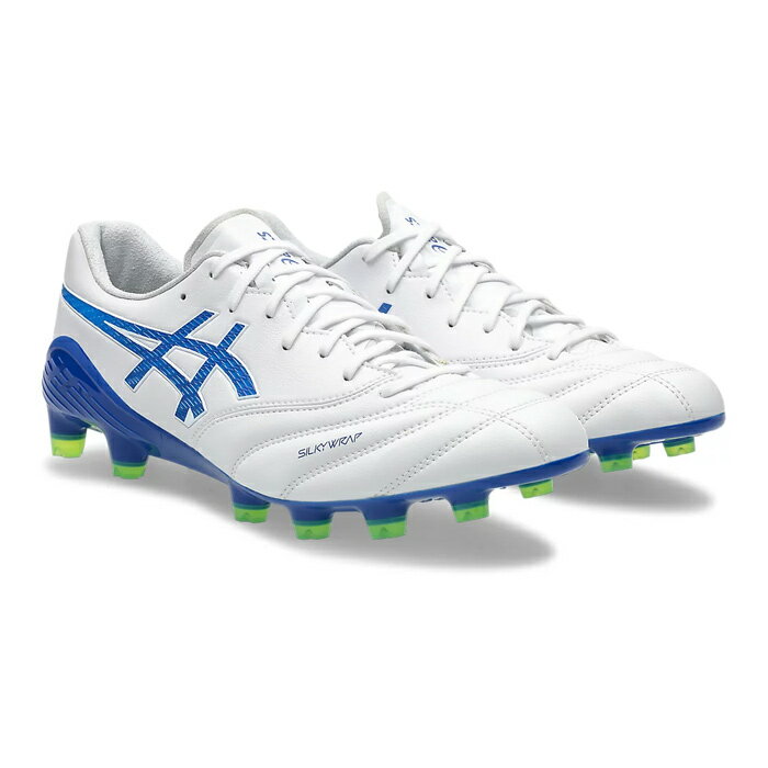 アシックス DS LIGHT X-FLY 6 asics サッカースパイク シューズ 土 人工芝 天然芝 White/Asics Blue (1..