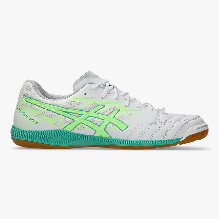 �����å��� DESTAQUE K FF asics �եåȥ��륷�塼�� ����ɥ����塼�� �磻�� ���� White/Illuminate Green (1111...