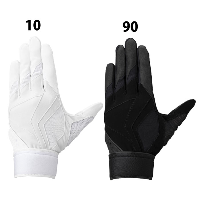 メーカー：ミズノ (mizuno)品名：ZeroSpace守備手袋 左手用 高校野球ルール対応モデル品番：1EJED360●素材平側素材:合成皮革、合成繊維 / 甲側素材:合成皮革、合成繊維●カラー10:ホワイト×ホワイト90:ブラック×ブラック●生産国インドネシア製●サイズS(22〜23cm)/M(24〜25cm)/L(26〜27cm)ミズノ史上最高のフィットのさらなる進化、高い密着性で初動が変わる。手と手袋の一体感を高める為、求める方向へ優れた伸縮性を持つマルチウェイ伸縮素材『ゼロスぺ合皮』採用。グラブ内部でのブレを抑制する為に、高いグリップ力と密着性を誇る特殊素材を指先に配置する『インナーグリップ構造』搭載（掌部）●キーワード: 野球 mizuno ミズノ ZeroSpace 守備手袋 左手用 守備用 片手 高校野球ルール対応当店は他ネット店舗と在庫を共用しております。在庫更新のタイムラグの為に販売できない可能性があります。万が一、在庫切れの際はご容赦下さいませ。