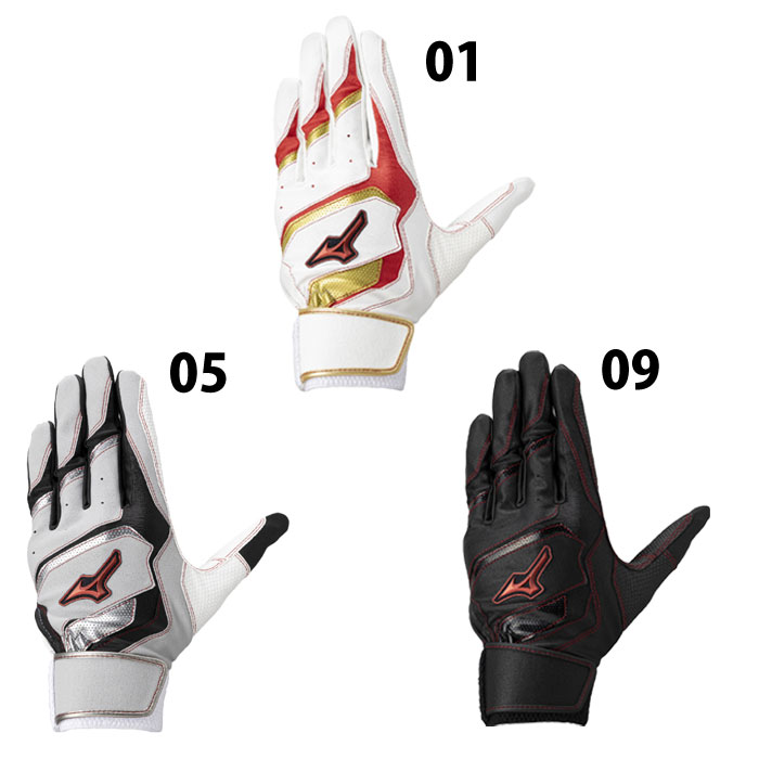 メーカー：ミズノ (mizuno)品名：ウィルドライブ レッド品番：1EJEY290●素材平側素材:合成皮革 /甲側素材:合成皮革、合成繊維/当て革素材:合成皮革●カラー01:ホワイト×レッド×ゴールド05:グレー×ブラック×シルバー09:ブラック×ブラック●生産国ベトナム製●サイズJS(16〜17cm)/JM(18〜19cm)/JL(20〜21cm)ボールを遠くへ飛ばす為に高いグリップ力でインパクトへ、 伝わるPOWER『26年リニューアルモデル』『伝わるPOWERモデル』高いグリップ力／密着性の実現 。スイング時の力の流れ・強さを分析し、バットへ力を伝えるのに重要な小指・薬指・中指に、表裏両面に高いグリップ力を誇る『特殊合成皮革』を採用。手袋の内側から当てて縫製することで、グリップとの接地面のみならず、手袋内部にも高い密着性を与えます。ブレないスイングを強力にサポートします。●キーワード: 野球 mizuno ミズノ ジュニアバッティング手袋 WILLDRIVE RED バッティンググラブ バッティンググローブ 両手 こども当店は他ネット店舗と在庫を共用しております。在庫更新のタイムラグの為に販売できない可能性があります。万が一、在庫切れの際はご容赦下さいませ。