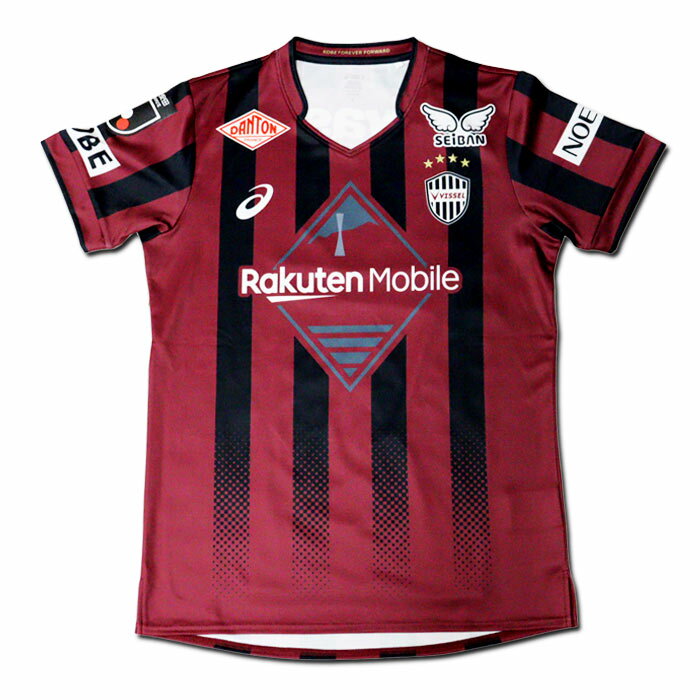 アシックス ヴィッセル神戸 百年構想リーグ レプリカシャツ asics サッカー レプリカ ユニフォーム 半袖 大人 Jリーグ クラブチーム (2103A113-601)