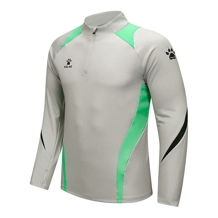 ケルメ ハーフジップトレーニングトップ KELME サッカー フットサル トラックジャケット 長袖 トレーニングウェア 大人 (8461TT1044)