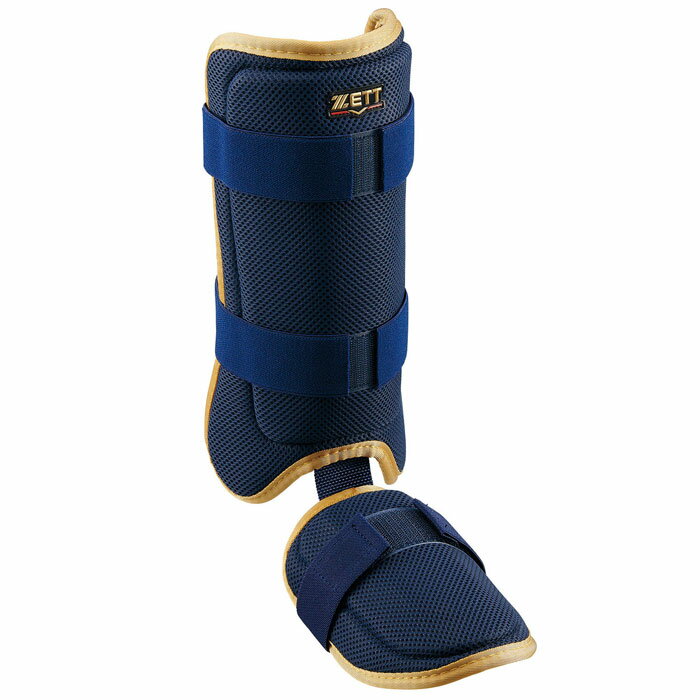 メーカー：ゼット (ZETT)品名：レッグガード 左右兼用品番：BLL325-2982●素材ポリエステル●カラーネイビー×ゴールド●生産国日本製●サイズスネ部/250mmメッシュ素材を使用したレッグガードの定番カラー。●キーワード: 野球 ...