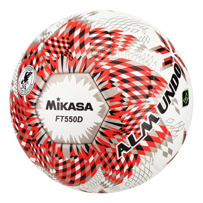 Rakuten - ミカサ サッカーボール ALMUNDO 国際公認球 検定球5号 貼り 芝用 MIKASA 5号球 中学生以上 レッド (FT550DRBS)