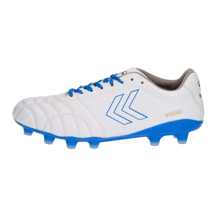 ヒュンメル ヴォラート3 TEAM SUPERWIDE hummel サッカースパイク シューズ 土 人工芝 天然芝 スーパーワイド 大人 4E ホワイト×ブルー (HAS1247SW2-1060)