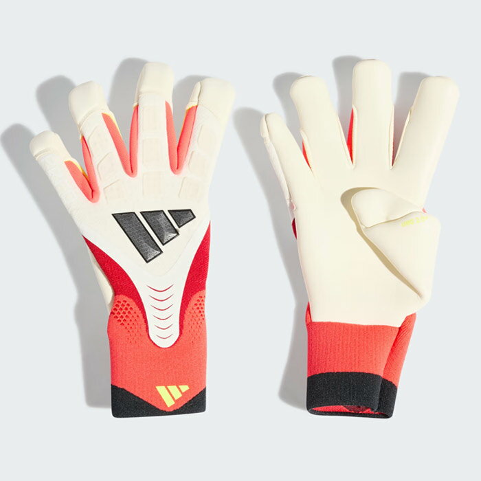 アディダス プレデター ゴールキーパーグローブ PRO ハイブリッド adidas サッカー キーパー手袋 ゴールキーパー GK ホワイト/ルシッドレッド/ブラック (TT232-JY6300)