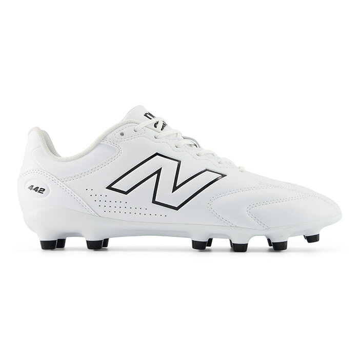 ニューバランス 442 Team HG/AG V3 NewBalance サッカースパイク シューズ 土 人工芝 天然芝 大人 ワイド WHITE (U43H7CX2E)