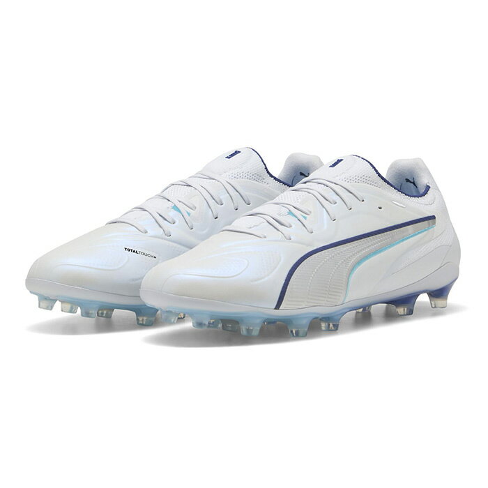 �ס��� ���� 20 ����ƥ���å� FG/AG PUMA ���å������ѥ��� ���塼�� �͹��� ŷ���� ��� Silver Mist-Blue Jewel-Vi...