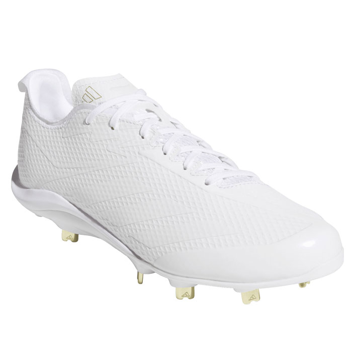 野球 アディダス 金具スパイク ADIZEROELECTRICJP adidas 野球シューズ 野球スパイク 白スパ 紐タイプ 部活 練習 試合 フットウェアホワイト (JS2116)