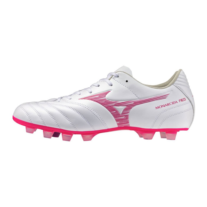 Rakuten - ミズノ モナルシーダ NEO3 WIDE PRO mizuno サッカースパイク シューズ ワイド 土 人工芝 天然芝 ホワイト×ピンク (P1GA262364)
