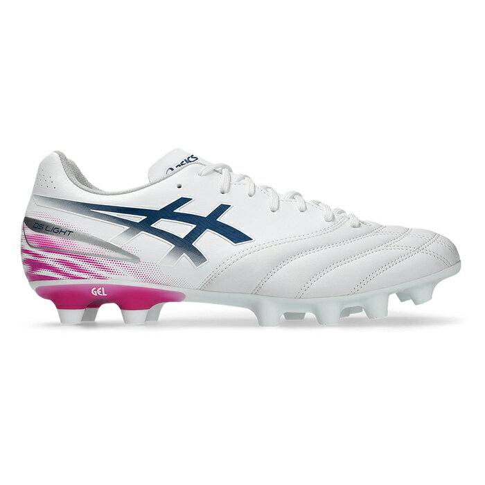 Rakuten - アシックス DS LIGHT ADVANCE WIDE asics サッカースパイク シューズ ワイド 土 人工芝 天然芝 大人 White/Digital Sakura (1103A125-101)