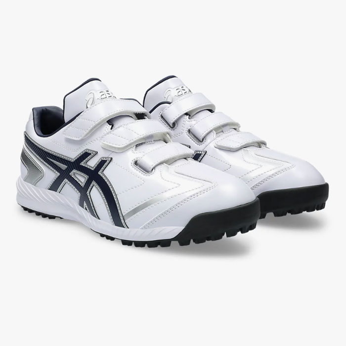 Rakuten - 野球 アシックス トレーニングシューズ NEOREVIVE TR 3 asics 野球シューズ トレシュー 練習 部活 高校生 大人 ベルトタイプ WHITE/NAVY (1123A042-103)