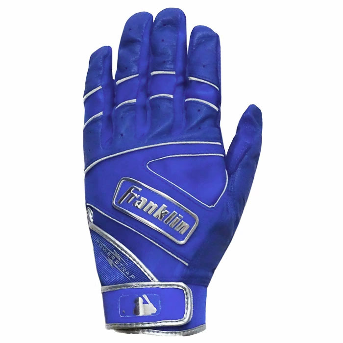 野球 フランクリン バッティンググローブ 両手 パワーストラップ クロム Franklin バッティンググラブ バッティング手袋 バッ手 打撃 打者 大学 一般 草野球 (20494)