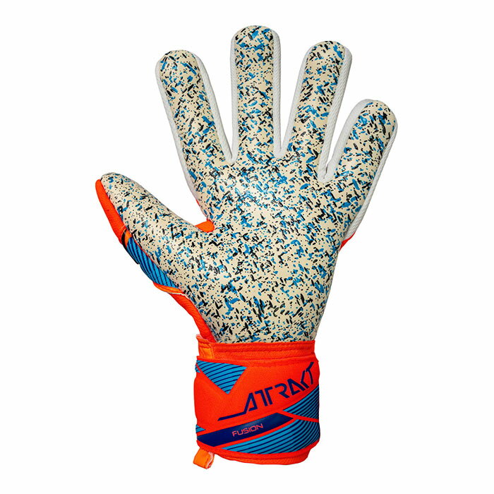 ロイシュ アトラクト フュージョン NC reusch サッカー キーパーグローブ キーパー手袋 ゴールキーパー GK ショッキングオレンジ/ブルー (5670005-2290) 2