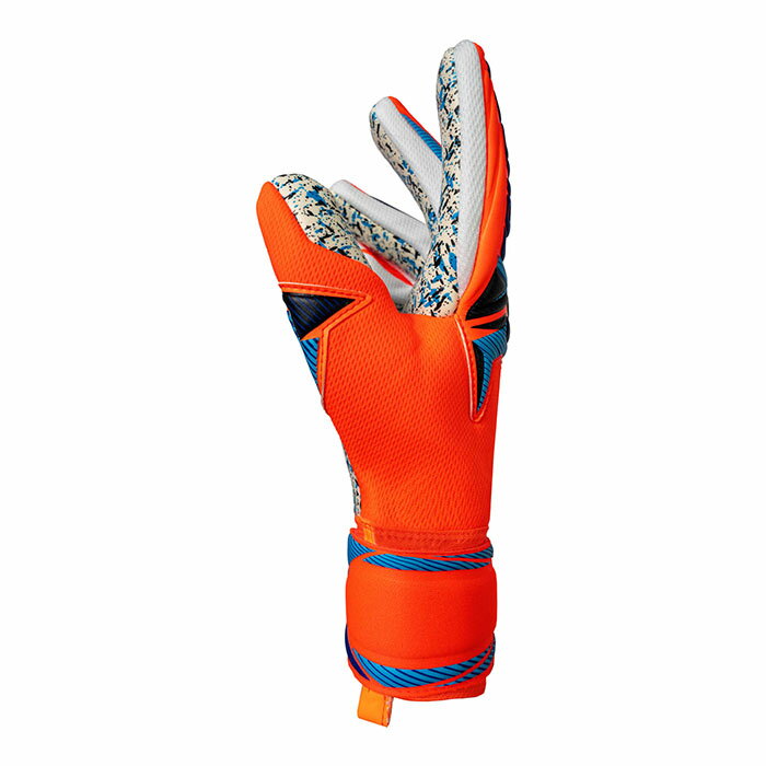 ロイシュ アトラクト フュージョン NC reusch サッカー キーパーグローブ キーパー手袋 ゴールキーパー GK ショッキングオレンジ/ブルー (5670005-2290) 3