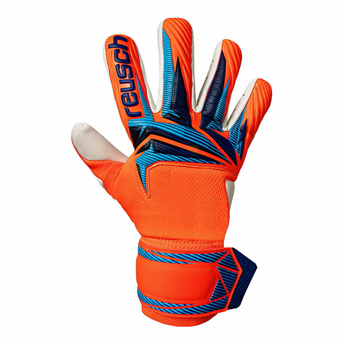 Rakuten - ロイシュ アトラクト ゴールドX NC reusch サッカー キーパーグローブ キーパー手袋 ゴールキーパー GK ショッキングオレンジ/ブルー (5670056-2290)