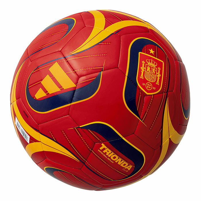 ADIDAS - アディダス トリオンダ スペインライセンス クラブ 2号球 adidas FIFA ワールドカップ2026 サッカーボール 小学生未満 ビビッドレッド (ADF227SP)
