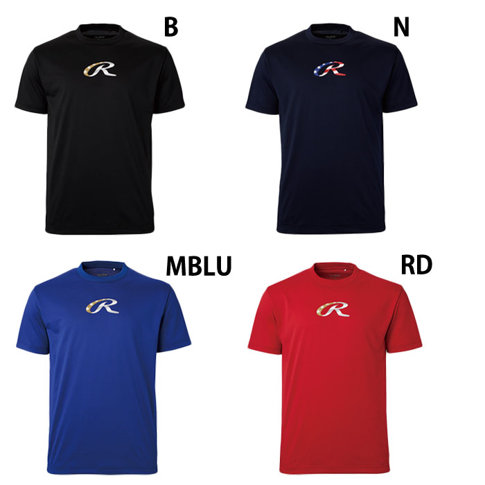 Rakuten - 野球 ローリングス ジュニアロゴプリント Tシャツ Rawlings ウェア Tシャツ 半袖 スポーツ こども キッズ 胸ロゴプリント 吸水速乾 (AST16S04J)