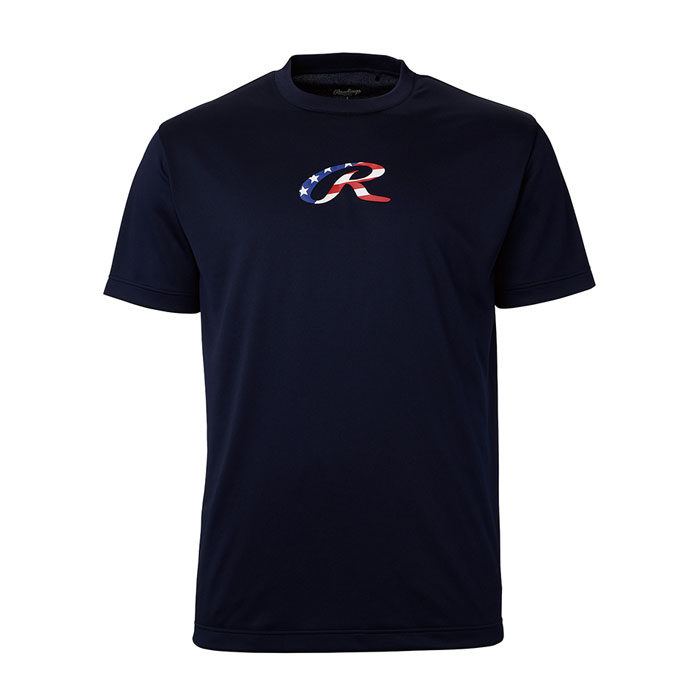 野球 ローリングス ジュニアロゴプリント Tシャツ Rawlings ウェア Tシャツ 半袖 ...