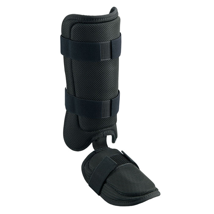 Shin Guard - 野球 ゼット レッグガード 左右兼用 ZETT 打者用 防具 右打者用 左打者用 兼用 高校野球対応 (BLL325HS-1900)