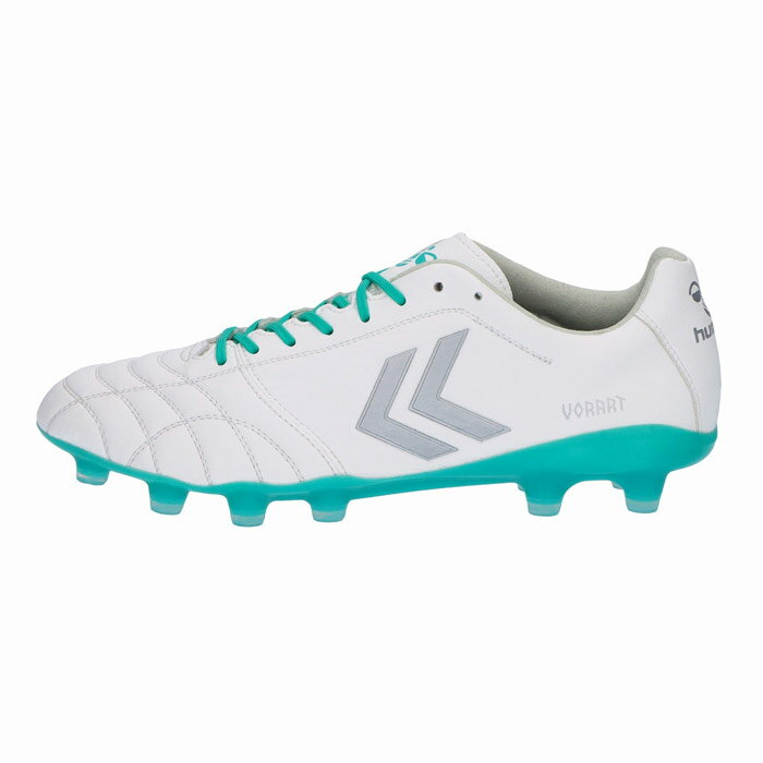 Rakuten - ヒュンメル ヴォラート3 SL PRO SUMMER WIDE hummel サッカースパイク シューズ ワイド 断熱インソール 土 人工芝 天然芝 大人 ホワイト×エメラルド (HAS1250W-1054)