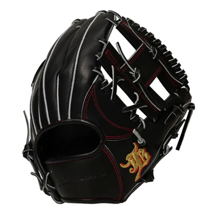 Rakuten - 野球 和牛JB 中学 硬式グローブ ユースモデル オールラウンド JB グラブ グローブ 中学 右投げ (JB26-Y004-11-BLK)