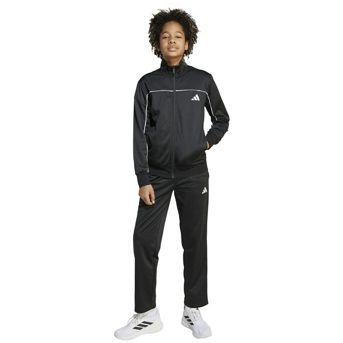 sportsプラス 1のアディダス キッズ トリコット カラー ポップ トラックスーツ adidas サッカー フットサル ジャージ ジャケット 長袖 ロングパンツ 上下セット セットアップ トレーニングウェア ジュニア 子供 (KKN83-JL7479)｜アングル2