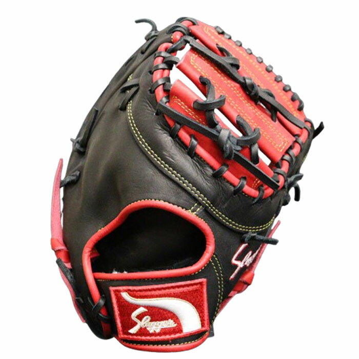 Rakuten - 野球 久保田スラッガー ジュニア軟式グローブ ファーストミット KUBOTA Slugger 軟式 グラブ 少年軟式 一塁手 JFMP型 (LT25-M4-RED-BLK)