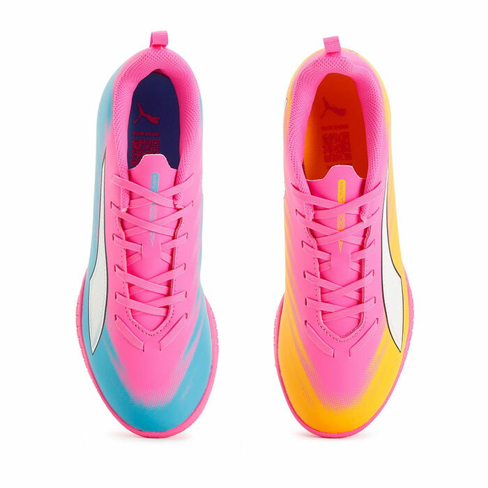 Rakuten - プーマ ウルトラ 6 プレイ TT + MID JR PUMA サッカー フットサル トレーニングシューズ トレシュー ジュニア キッズ 子供 Poison Pink-PUMA White-Sun Stream-Bright Aqua-PUMA Black (109058-05)