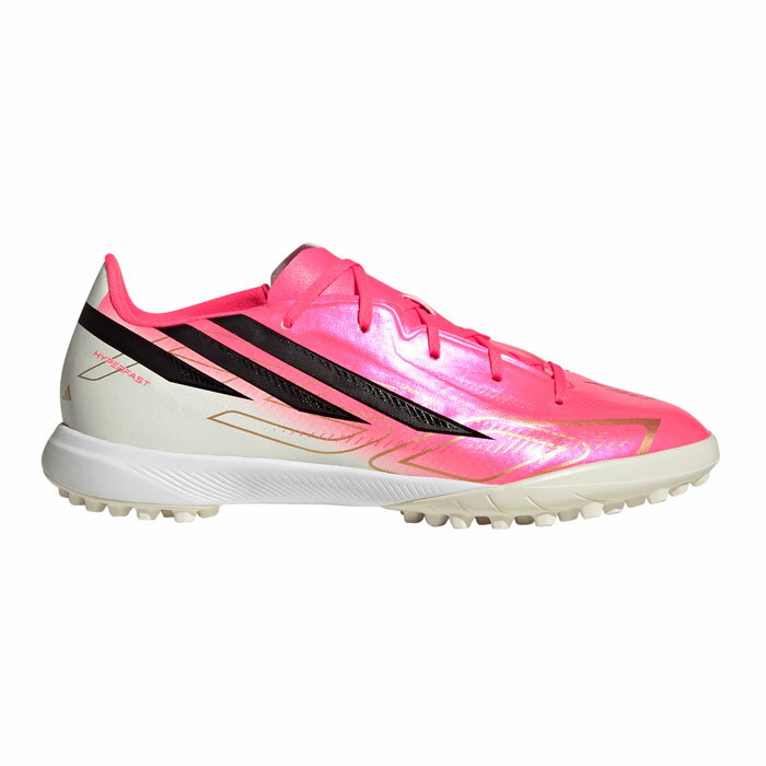Rakuten - アディダス F50 HYPERFAST LEAGUE TF J adidas サッカー フットサル トレーニングシューズ トレシュー ターフ ジュニア キッズ 子供 ソーラーターボ/コアブラック/ゴールドメタリック (KK1319)