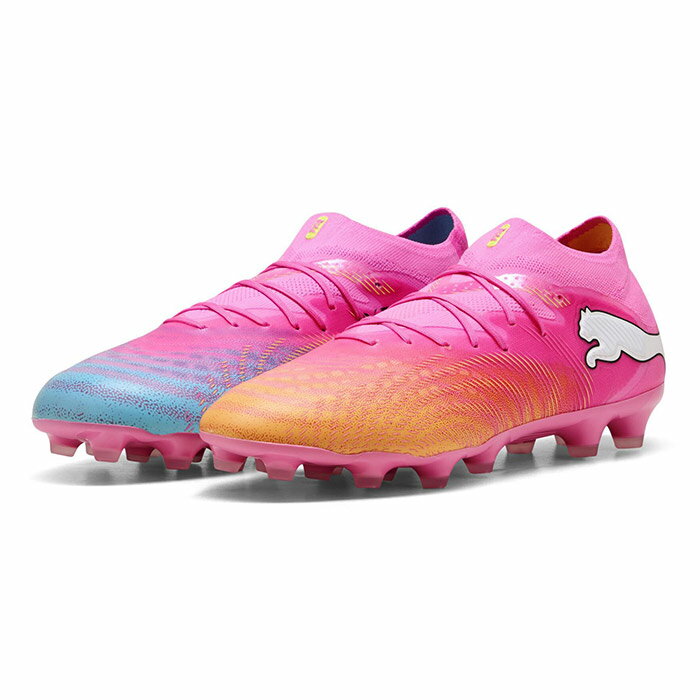 Rakuten - プーマ フューチャー 9 プロ HG/AG PUMA サッカースパイク シューズ 土 人工芝 大人 Poison Pink-Sun Stream-Bright Aqua-PUMA White (108901-05)