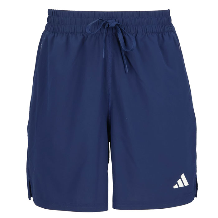 メーカー：アディダス (adidas)品名：ADIZERO Dugout Training ショーツ 股下6インチ(15cm)品番：CQ516-KH4539●素材プレーンウィーブ(ポリエステル86%、ポリウレタン14%)●カラーチームネイビーブルー●生産国ベトナム製●サイズM/L/O/XOAdizero Dugout Training ショーツ 股下6インチ(15cm)でadidasの品質を体感しよう。より高いパフォーマンスを求めるアスリートや野球愛好家のために設計された軽量ショーツで、暑い季節のトレーニングからオフフィールドでの活動まで、定番として活躍します。クールでドライに準備は万全。クライマクールが汗を素早く吸収して拡散し、クールでドライな肌触りを維持して、集中を妨げないパフォーマンスをサポート。伸縮性のあるウーブンファブリックを使用し、ルーズフィットで自由な動きと柔軟性を確保。さらに、レーザーパーフォレーション加工を施したガセットにより、激しい動きの中でも優れた通気性を発揮。伸縮ウエストバンドと、シリコンチップ付きの調整可能なドローコードが、安定したフィット感を提供。テクニックに集中できる着用感を実現。必需品は、目立たないジップ付きサイドポケットとシングルバックポケットに収納可能。耐久性に優れたフラットロックシームなど、細部まで快適さとスタイルを追求。リフレクター仕様のスリーバーロゴとAdizeroロゴを配し、アイコニックなデザインで仕上げた汎用性の高いトレーニングショーツ。●キーワード: 野球 adidas アディダス トレーニングハーフパンツ ショートパンツ アスリート スポーツ トレーニング当店は他ネット店舗と在庫を共用しております。在庫更新のタイムラグの為に販売できない可能性があります。万が一、在庫切れの際はご容赦下さいませ。