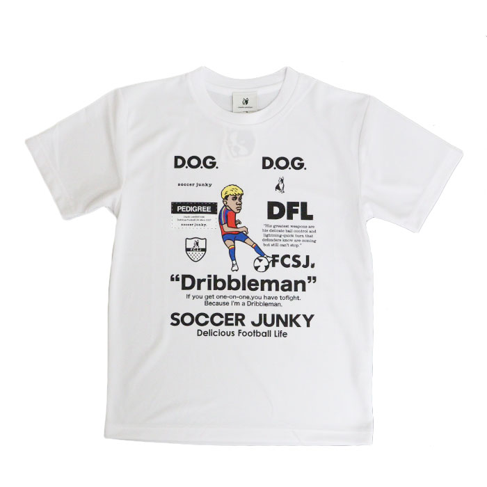 サッカージャンキー Soccer junky Dribbleman+9 ワークアウト ジュニア半袖シャツ ...
