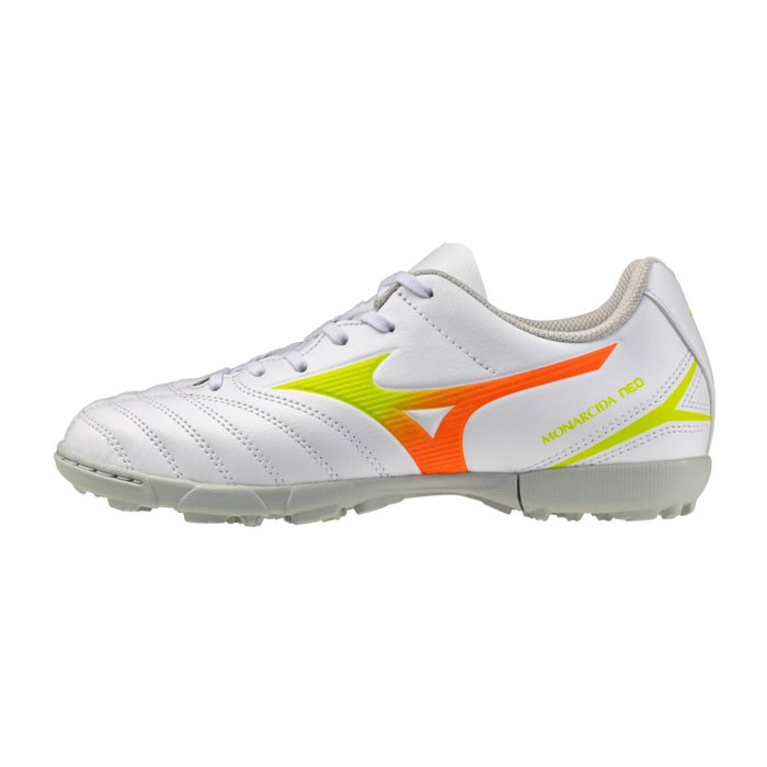 ミズノ モナルシーダNEO3 SELECT Jr AS mizuno サッカー フットサル トレーニングシューズ トレシュー ワイド ジュニア キッズ 子供 ホワイト×イエロー×オレンジ (P1GE262554)