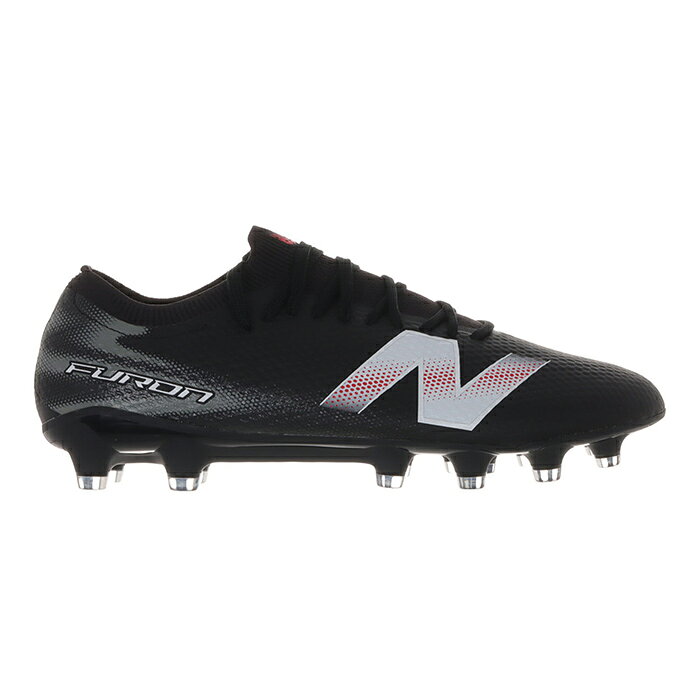 メーカー：ニューバランス (NewBalance)品名：Furon Pro HG/AG V9品番：UF2H26W2E●アッパー合成繊維・合成樹脂●アウトソール合成樹脂底●ワイズ2E●カラーブラック●対応グラウンド土・人工芝・天然芝2026年7月発売圧倒的な軽さが特長のストライカー向けスピードモデル「Furon Pro HG」がv9にアップデート。 ライトウェイトエンジニアードメッシュアッパーがさらなる軽さとフィット感を実現。 履き口まわりのHypoknitとセントラルレーシングが、着脱のしやすさと足との一体感を提供。 安定性と剛性を兼ね備えたHGプレートと多方向TPUスタッドが、ハードグラウンドでの機動性を確保。●キーワード: NewBalance ニューバランス Furon フューロン サッカー スパイク シューズ 大人 メンズ当店は他ネット店舗と在庫を共用しております。在庫更新のタイムラグの為に販売できない可能性があります。万が一、在庫切れの際はご容赦下さいませ。