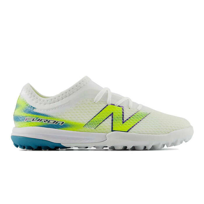 ニューバランス FURON TEAM TF JNR V9 NewBalance サッカー フットサル トレーニングシューズ トレシュー ターフコート ジュニア Jr キッズ 子供 WHITE/BLUE (YF3T69AW)
