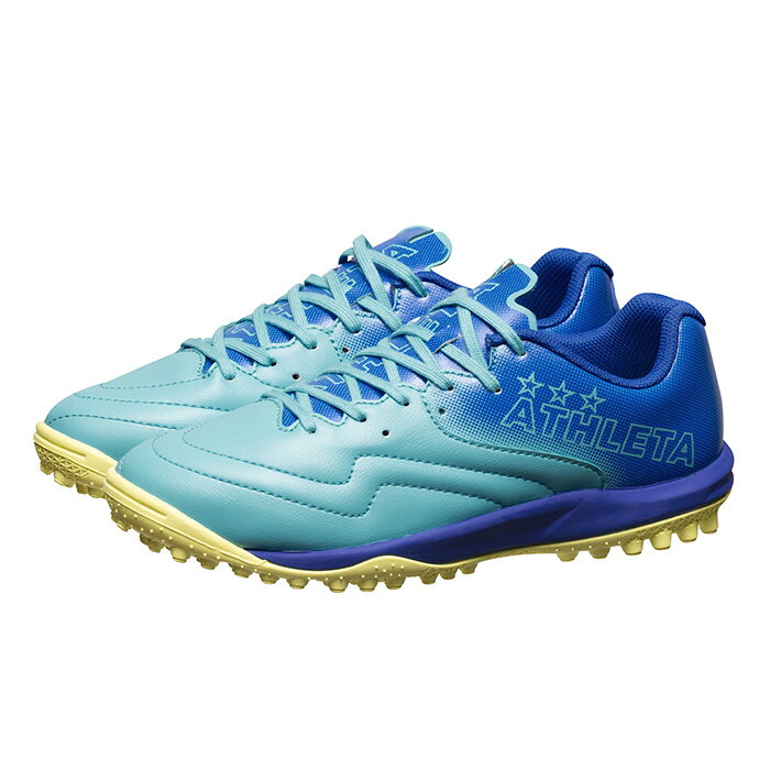 メーカー：アスレタ (ATHLETA)品名：Gene 2 MT品番：12015J-SAX●アッパーマイクロファイバー人工皮革×合成繊維●アウトソール合成底(ラバー)●ミッドソール合成底(EVA)●カラーSAX(44)●その他仕様中底：ナイロン繊維×EVA中敷き：取替式(プレスタイプ)重さ：約145g/18.0cm●対応グラウンド土・人工芝2026年秋冬モデル柔らかさとホールド性に着目した新アッパーと、衝撃吸収と安定性に着目した全面EVA搭載アウトソールを融合したジュニアマルチトレーニングモデル。柔らかく足を包む柔軟性の高いシンセティックレザーアッパー。柔らかさと耐久性を損なわず、ホールド性を高めるステッチワークデザインを採用。FITSHIFTを搭載。甲の高さに合わせてシューレースを通す箇所を変更可能。最適なフィットを選択して着用いただけます。衝撃吸収と安定性を両立するジュニア専用形状の全面ミッドソール。優しく包み込むようなフィット感とアキレス腱を保護するカカトアッパー構造。取替え中敷を採用し手入れも簡単です。●キーワード: ATHLETA アスレタ Gene ジェネ サッカー フットサル トレーニングシューズ トレシュー ターフコート ジュニア Jr キッズ 子供当店は他ネット店舗と在庫を共用しております。在庫更新のタイムラグの為に販売できない可能性があります。万が一、在庫切れの際はご容赦下さいませ。