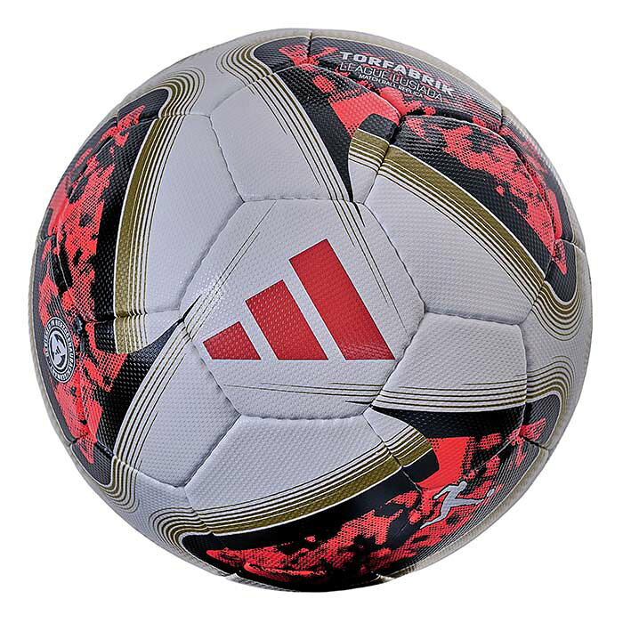 メーカー：アディダス (adidas)品名：トーアファブリーク リーグ ルシアーダ 5号球品番：ADF551DFL●カラーホワイト●素材人工皮革●製法手縫い●サイズ5号球(中学・高校・大学生・一般用/円周68〜70cm/直径22cm/重量約430g)ブンデスリーガ 2026/27シーズン 試合球レプリカ5号球モデル【ネーミング】TORFABRIK(トーアファブリーク)とはドイツ語で、TOR＝ゴール(GOAL)・FABRIK＝工場(FACTORY)を意味します。「ゴールを生み出す工場」は攻撃的で得点の多いブンデスリーガを象徴するネーミングです。アディダス社製のボールが公式試合球として採用されていた2010/11シーズンから2017/18シーズンまでの公式試合球のネーミングもTORFABRIK(トーアファブリーク)を採用しており、2026/27シーズン以降もこのネーミングを踏襲します。【デザイン・カラーリング】FIFAワールドカップ 2006 ドイツ大会で公式試合球として採用されたTEAMGEIST(チームガイスト)の特徴的なブロッキングよりインスピレーションを受けています。そのブロッキングにはスタジアムの様子が描かれており、カラーリングはドイツの国旗カラーを採用しております。※北海道・沖縄・離島への配送は陸便で輸送するため、通常のお届け予定日より遅れてお届けをする場合がございますので、予めご了承ください。キーワード: adidas アディダス サッカー ボール 5号球 ブンデスリーガ 試合球 レプリカ 検定球 中学生 高校生 大学生 一般 molten モルテン当店は他ネット店舗と在庫を共用しております。在庫更新のタイムラグの為に販売できない可能性があります。万が一、在庫切れの際はご容赦下さいませ。