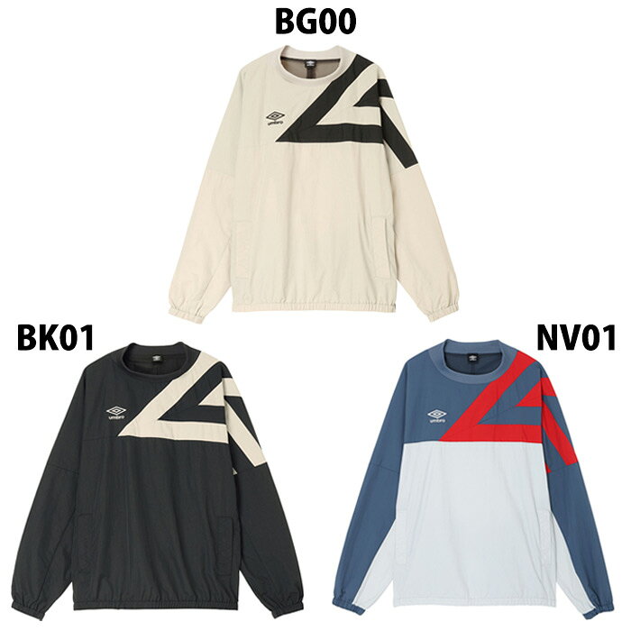 メーカー：アンブロ (umbro)品名：NEWTRAL PITCH ラインドクロストップ品番：UF6FWB30M●素材 表地：ナイロン100%裏地：ポリエステル100% ●カラーBG00(ベージュ)BK01(カーボンブラック)NV01(ダークデニム) ●生産国ミャンマー●サイズS/M/L/O2026年秋冬モデルピッチの躍動感を日常に。境界を超えて活躍するピステトップ。フットボールの熱量と洗練された価値観が融合した、アンブロの新コレクション。「境界線のないウェア」をテーマに、競技場での使い勝手と街中でのシルエットの良さを両立。ダブルダイヤモンドを彷彿とさせる大胆な切り替えが、アクティブな印象を演出。独自のパターン設計により、移動中や日常の動作もスムーズにサポート。防風性に優れた素材を採用。急な天候の変化にも対応できるはっ水性を備え、汚れも付きにくいため、メンテナンスが容易。動きやすさを追求したアンブロ独自の開発機能が盛り込まれたアイテム。機能：防風/はっ水●キーワード: umbro アンブロ ピステ 長袖 トレーニングウェア 大人 メンズ当店は他ネット店舗と在庫を共用しております。在庫更新のタイムラグの為に販売できない可能性があります。万が一、在庫切れの際はご容赦下さいませ。