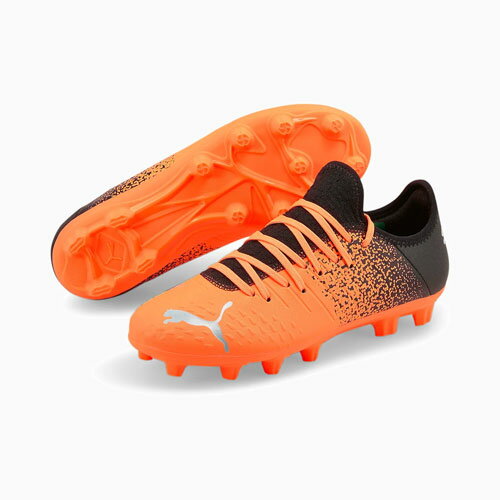 プーマ キッズ フューチャー Z 4.3 HG puma 【サッカー・フットサル】 シューズ ジュニア サッカースパイク 子供 人工芝 土グラウンド future ネオンシトラス×ダイアモンドシルバー×プーマブラック (106778-01)