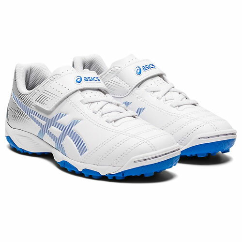 アシックス ジュニオーレ 6 TF asics 【サッカー・フットサル】 シューズ ジュニア トレーニングシューズ トレシュー ベロクロ キッズ 子供 人工芝 ターフ JUNIOLE ホワイト×エレクトリックブルー (1104A045-102)