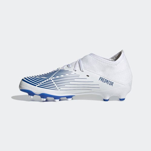 アディダス プレデター エッジ.3 HG/AG J adidas 【サッカー・フットサル】 シューズ ジュニア サッカースパイク キッズ 子供 天然芝 人工芝 土 Predator フットウェアホワイト×ハイレゾブルー×フットウェアホワイト (GZ2893)通販セール サッカー 用品 セール
