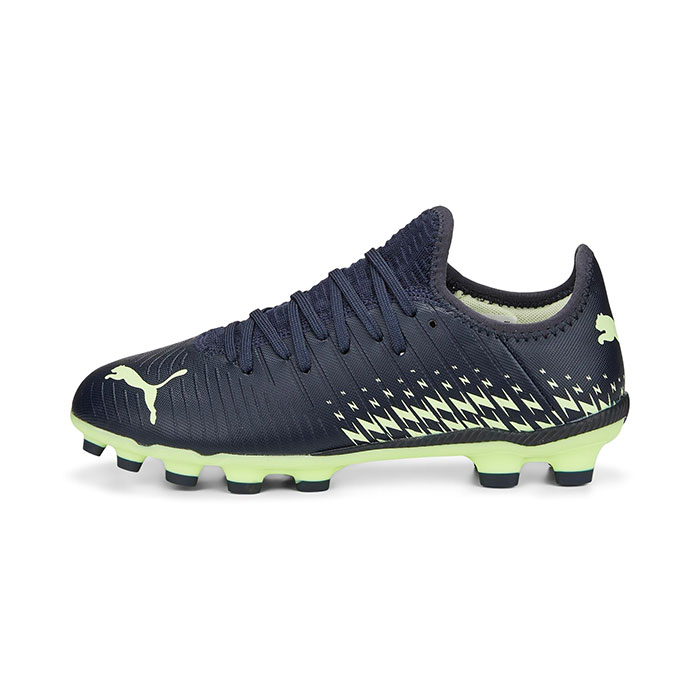 プーマ フューチャー Z 4.4 + MID JR HG/AG puma 【サッカー・フットサル】 シューズ ジュニア サッカースパイク キッズ 子供 人工芝 土 future パリジャンナイト×フィジーライト×ピスタチオ (107015-01)