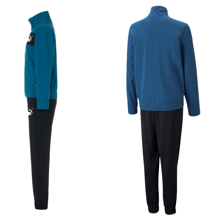 プーマ ジュニア ポリスーツ puma 【サッカー・フットサル】 ウェア キッズ Jr 子供 ジャージ ジャケット トップス ロングパンツ ボトムス 上下セット 裏起毛 練習 トレーニング (846563)通販セール サッカー 用品 セール