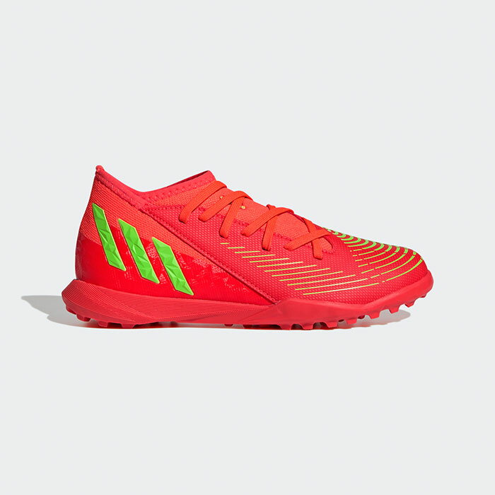 アディダス プレデター エッジ.3 TF J adidas 【サッカー・フットサル】 シューズ ジュニア トレーニングシューズ トレシュー キッズ 子供 人工芝 ターフ Predator edge ソーラーレッド×ソーラーグリーン×コアブラック (GV8503)