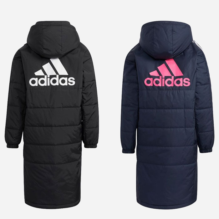 アディダス ジュニア ベンチコート adidas 【サッカー・フットサル】 ウェア キッズ Jr 子供 ロング コート ボア 裏起毛 中綿入り アウター 防寒 スポーツ観戦 (KMH97)安売り サッカー 用品 セール