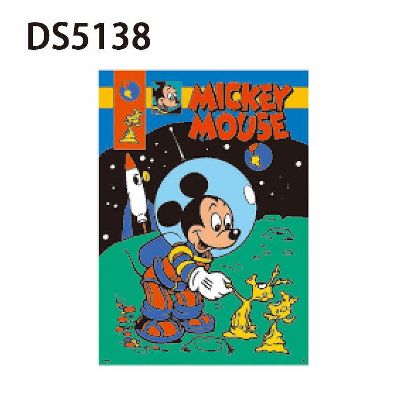 [公式] Disney ディズニー ポスターステッカー ミッキーマウス 宇宙 ポスターステッカー シール DS5138..