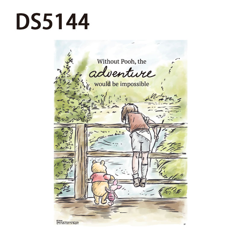 [公式] Disney ディズニー ポスターステッカー くまのプーさん アドベンチャー シール DS5144 スモール..