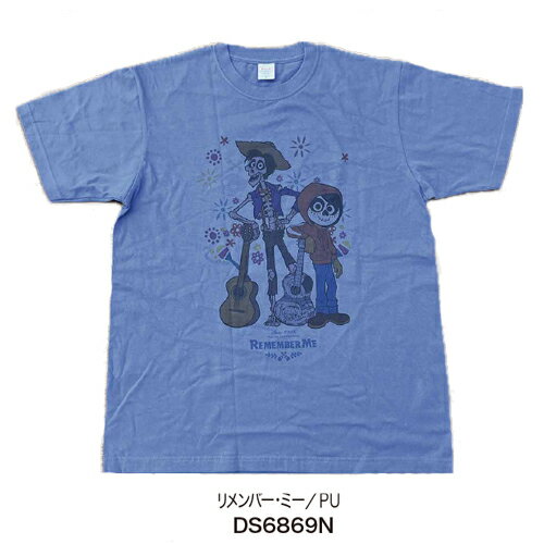 8月中発送予定 [公式] Disney ディズニー NOSTALGICA リメンバー・ミー パープル Tシャツ Lサイズ DS6869N スモール・プラネット ノスタルジカ Remember Me ミゲル ヘクターのサムネイル