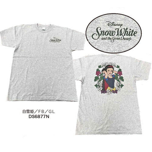 8月中発送予定 [公式] Disney ディズニー NOSTALGICA 白雪姫 グレー Tシャツ Lサイズ DS6877N スモール・プラネット ノスタルジカ Snow Whiteのサムネイル